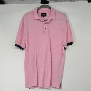 Rod & Gunn Sports Fit Polo Shirt Mens Size XL Pink Collared Embroidered Logo